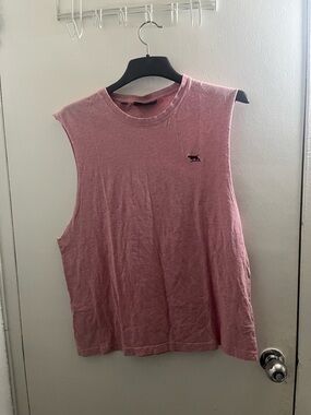 Rodd & Gunn Sleeveless Tank in Dusty Pink with Small Logo